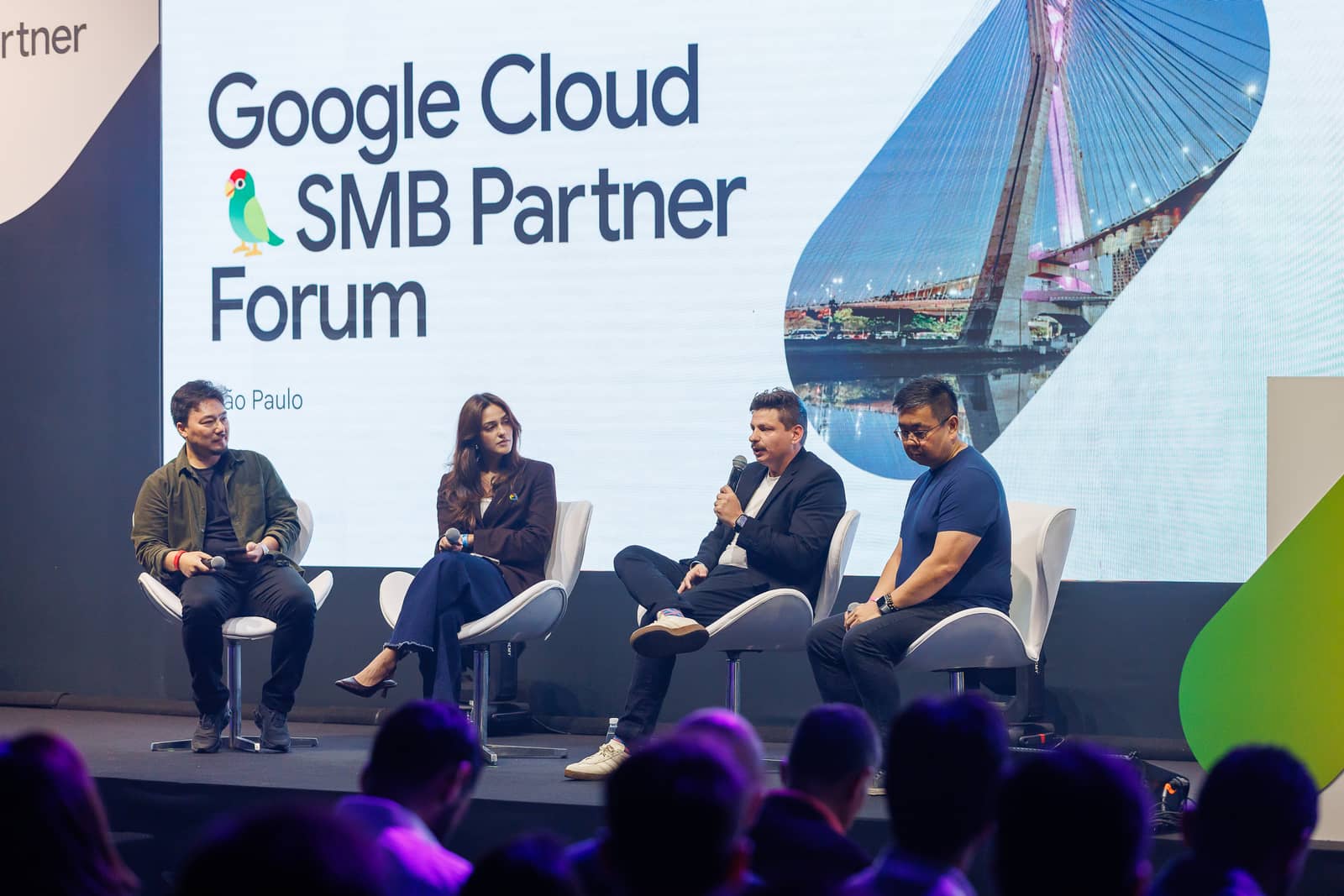 Panel ejecutivo del Google Cloud SMB Partner Forum 2026