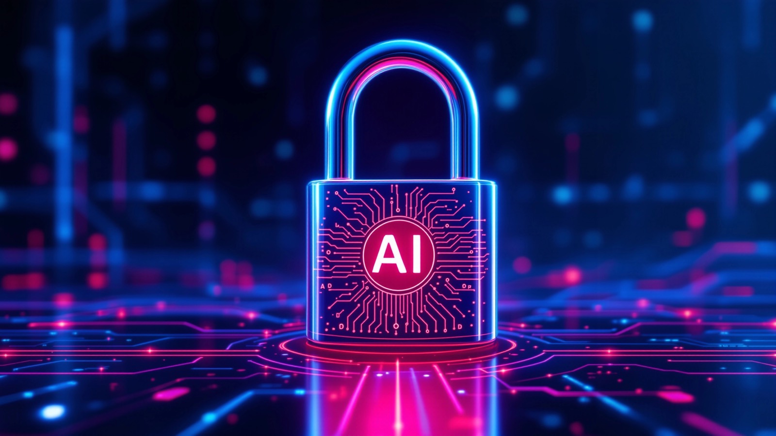 Candado digital de inteligencia artificial sobre una red de circuitos